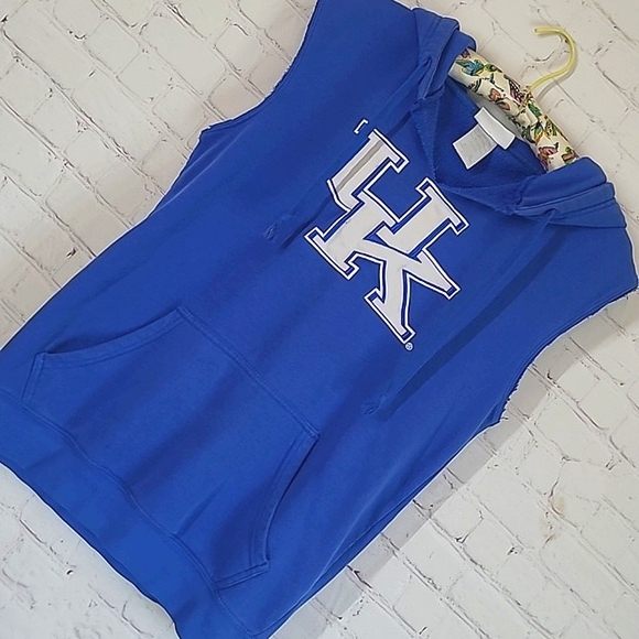UK University of Kentucky Wildcats Cats Logo Cutoff Pullover Sweatshirt Men's S - Picture 5 of 14